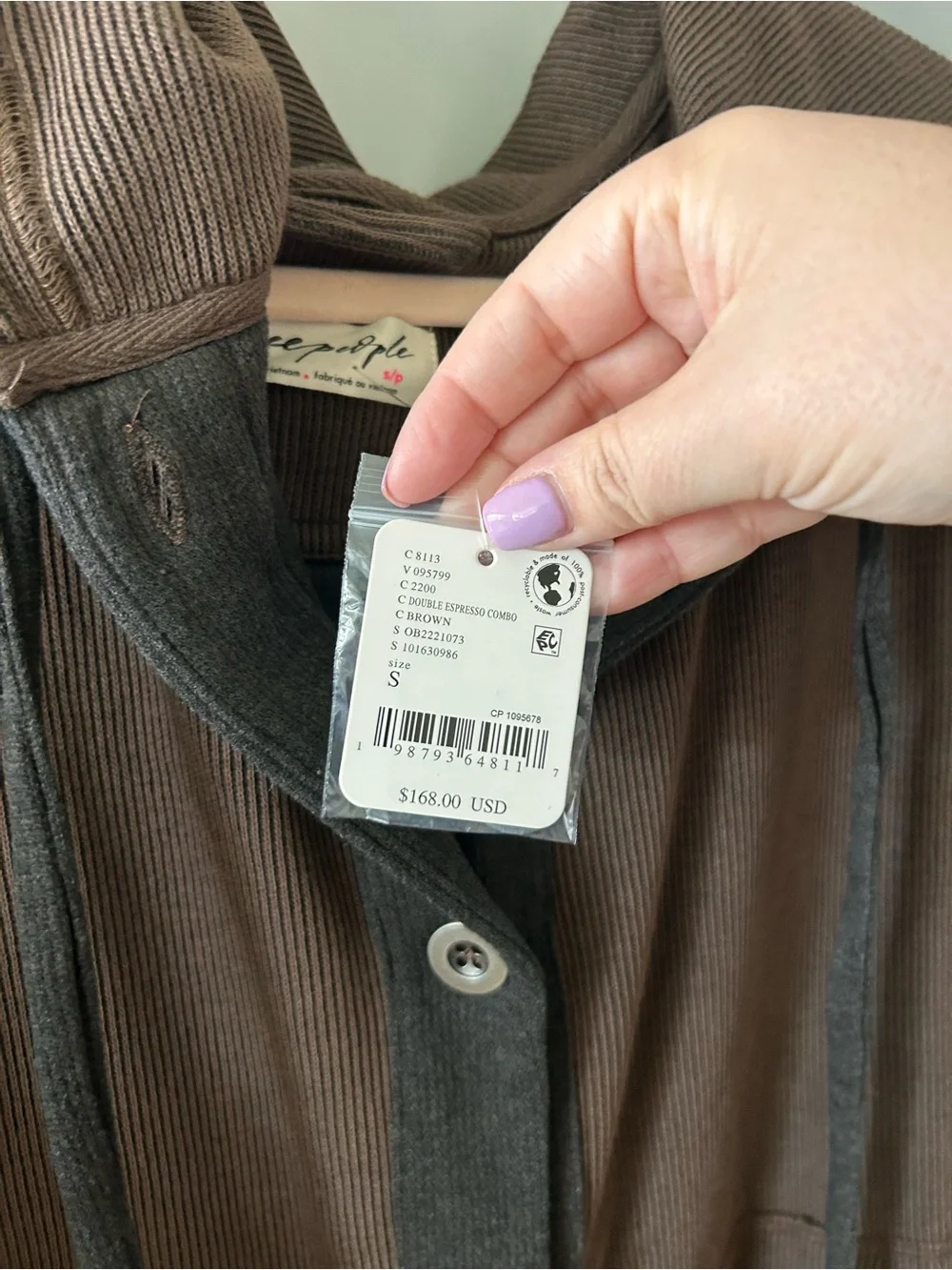 NWT Free People Tomorrows Sweatshirt Cardigan